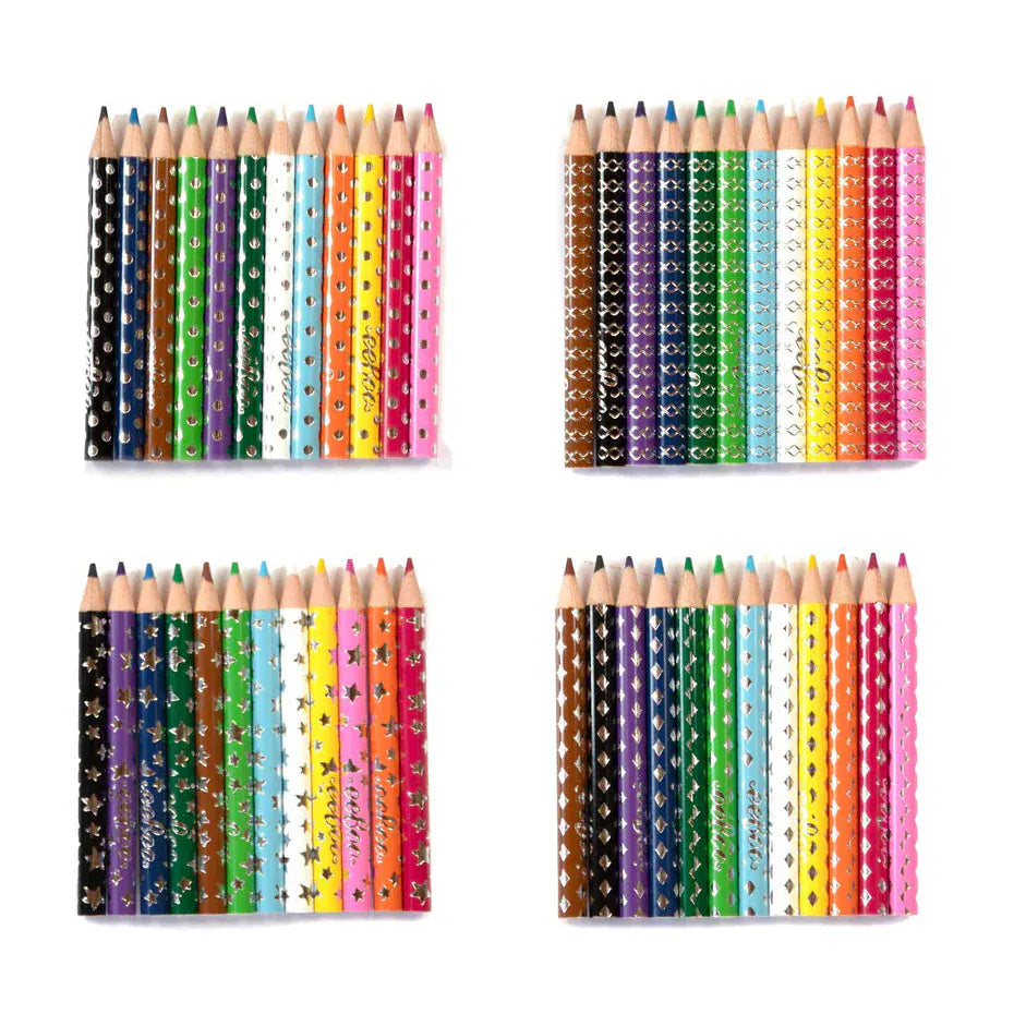 eeBoo Markers, Pens, Brushes & Crayons Victoria's Garden Small Pencils (Assorted Styles)