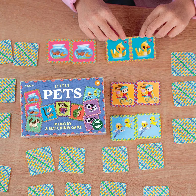 eeBoo Matching Games Default Little Pets Memory & Matching Game