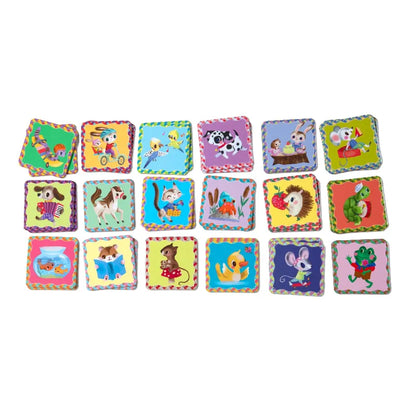 eeBoo Matching Games Default Little Pets Memory & Matching Game