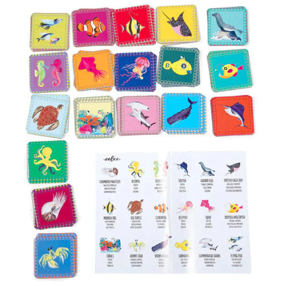 eeBoo Matching Games Sea Life Little Matching Game