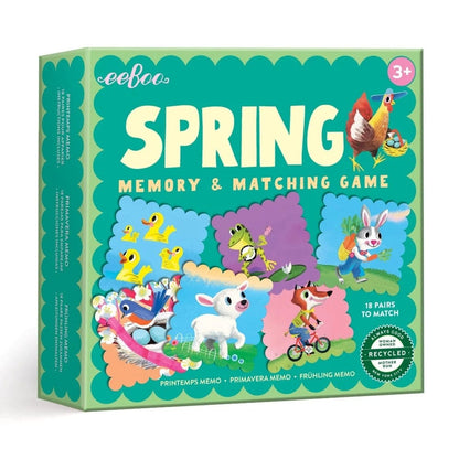 eeBoo Matching Games Spring Little Memory & Matching Game