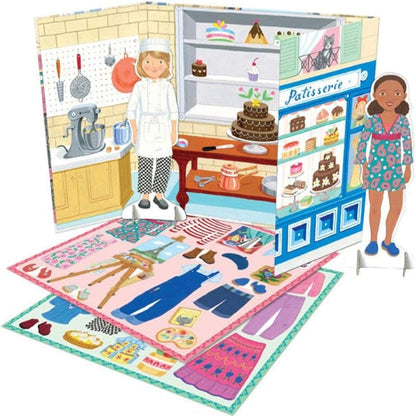eeBoo Paper Dolls Paper Dolls - Baker & Painter Set
