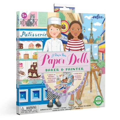 eeBoo Paper Dolls Paper Dolls - Baker & Painter Set
