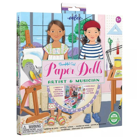 eeBoo Paper Dolls Paper Dolls - Musician & Artist Set