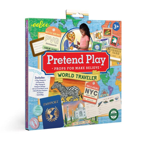 eeBoo Pretend Play Default World Traveler Pretend Play