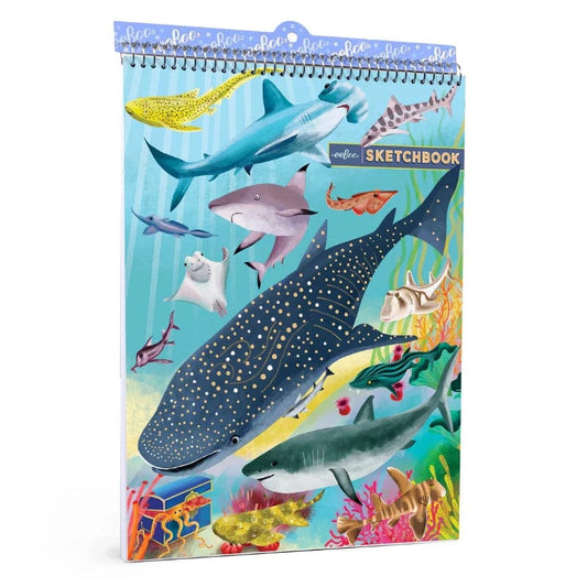 eeBoo Sketchbooks & Drawing Pads Default Shark Sketchbook