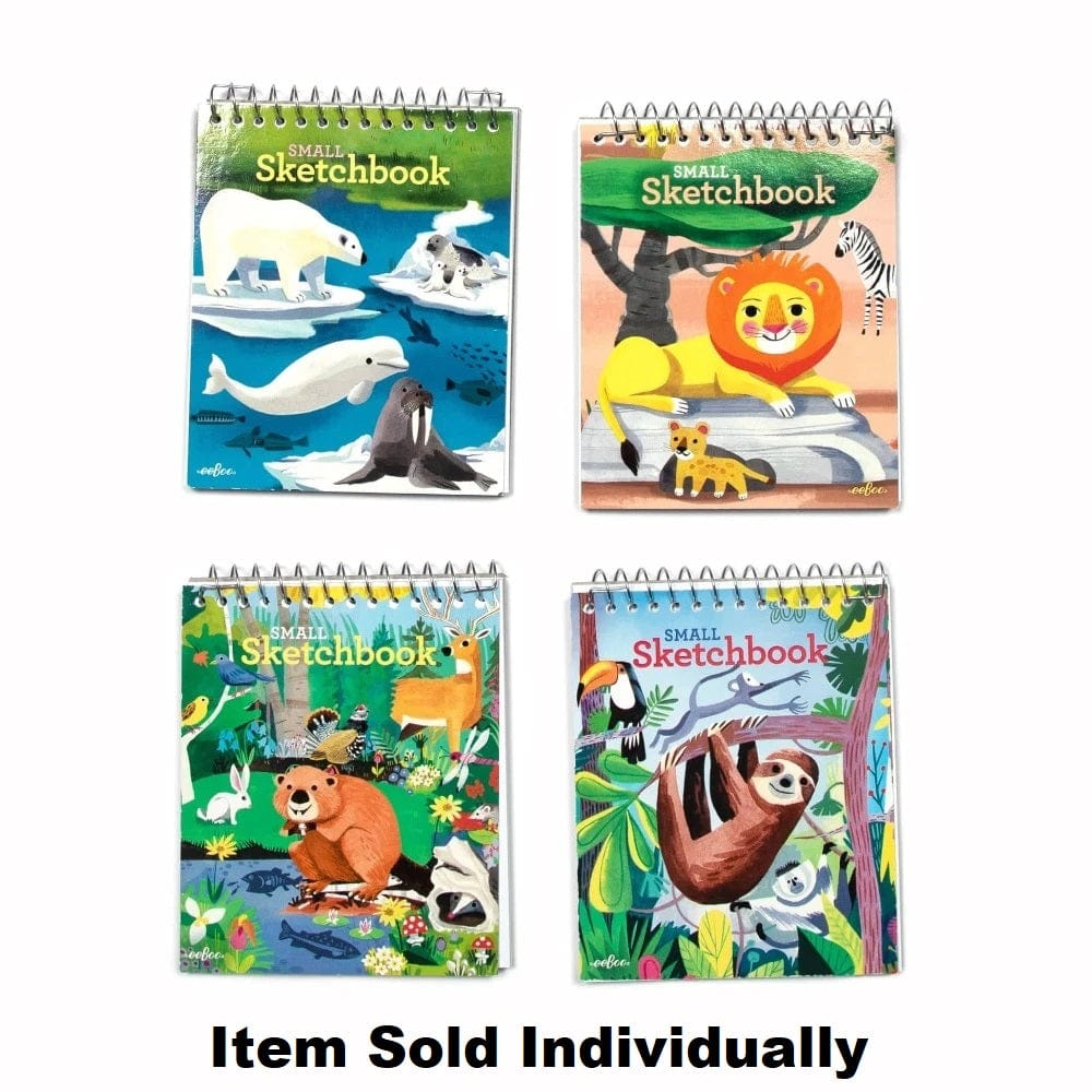 eeBoo Sketchbooks & Drawing Pads Default Small Sketchbooks: Animals in the Wild (Assorted Styles)