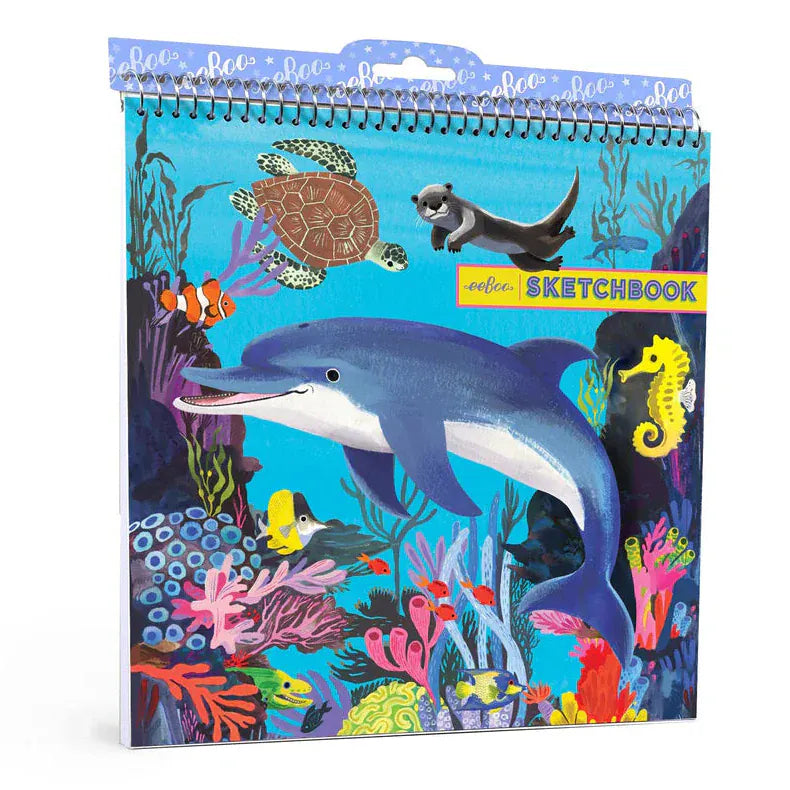 eeBoo Sketchbooks & Drawing Pads Sea Life Square Sketchbook