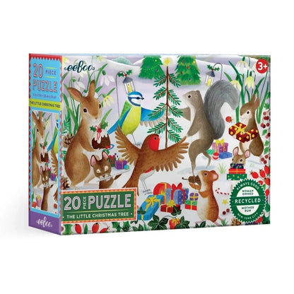 eeBoo Under 100 Piece Puzzles Default Little Christmas Tree 20 Piece Puzzle