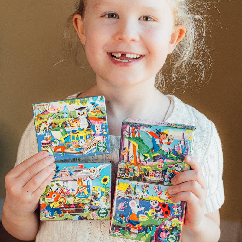 eeBoo Under 100 Piece Puzzles Fairies & Tales 36 Piece Mini Puzzle (Assorted Styles)