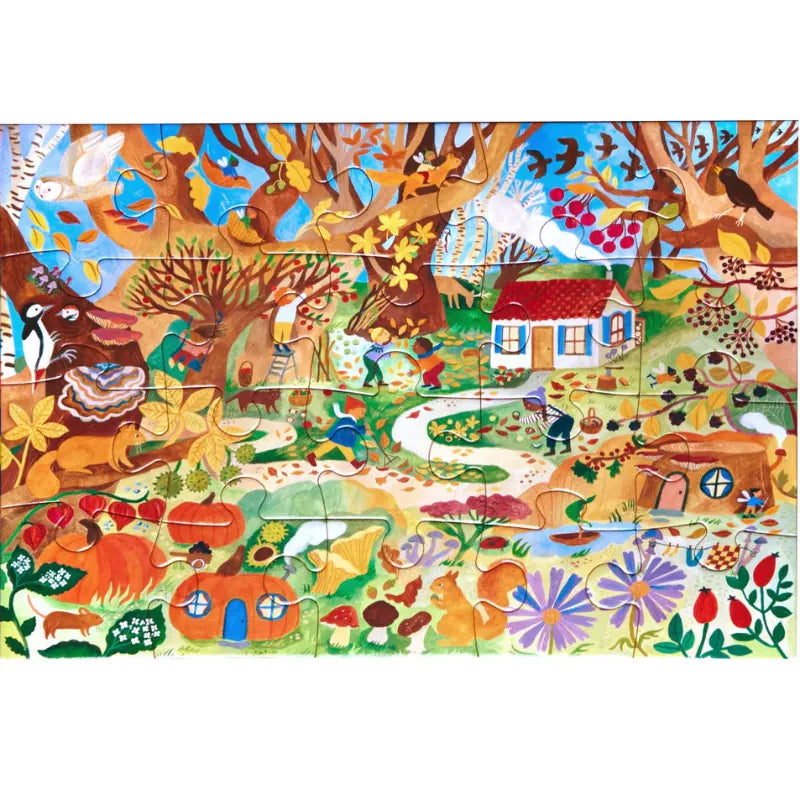 eeBoo Under 100 Piece Puzzles Fairy Cottage 20 Piece Puzzle