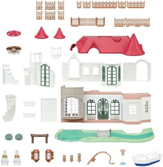 Epoch Doll Houses Calico Critters: Red Riverside Manor