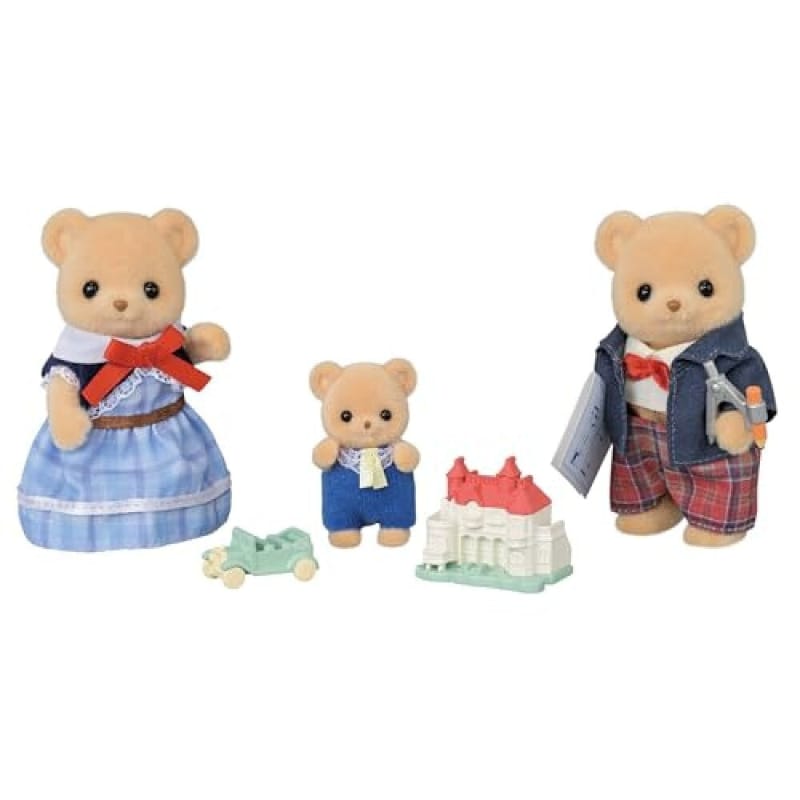 Epoch Dolls Calico Critters: Biscuit Bear Family