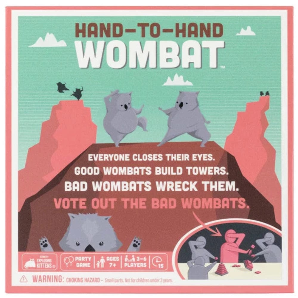 Exploding Kittens Card Games Hand-to-Hand Wombat
