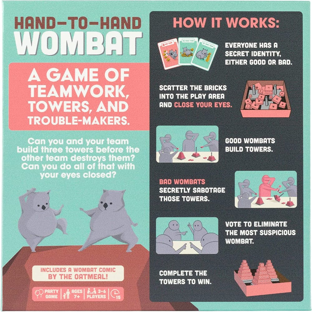 Exploding Kittens Card Games Hand-to-Hand Wombat