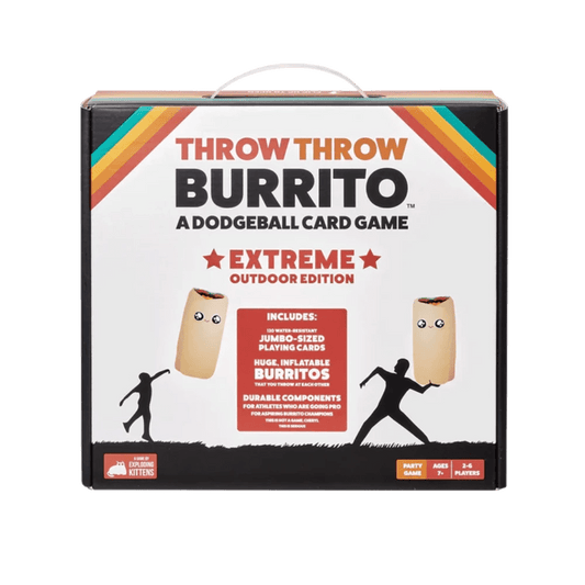 Exploding Kittens Physical Play Games Throw Throw Burrito: Extreme Outdoor Edition