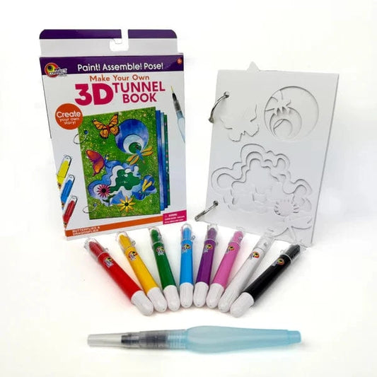 EyeConnect Coloring & Painting Kits 3D Tunnel Book Kit - Butterflies & Dragonflies