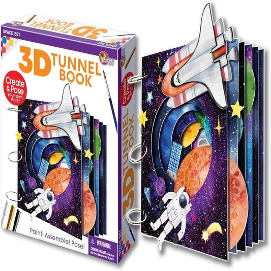 EyeConnect Coloring & Painting Kits Default 3D Tunnel Book Kit - Outer Space