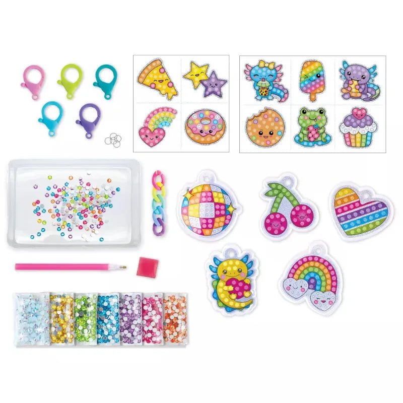Faber-Castell Art & Craft Activity Kits Big Gem Diamond Painting Keychains