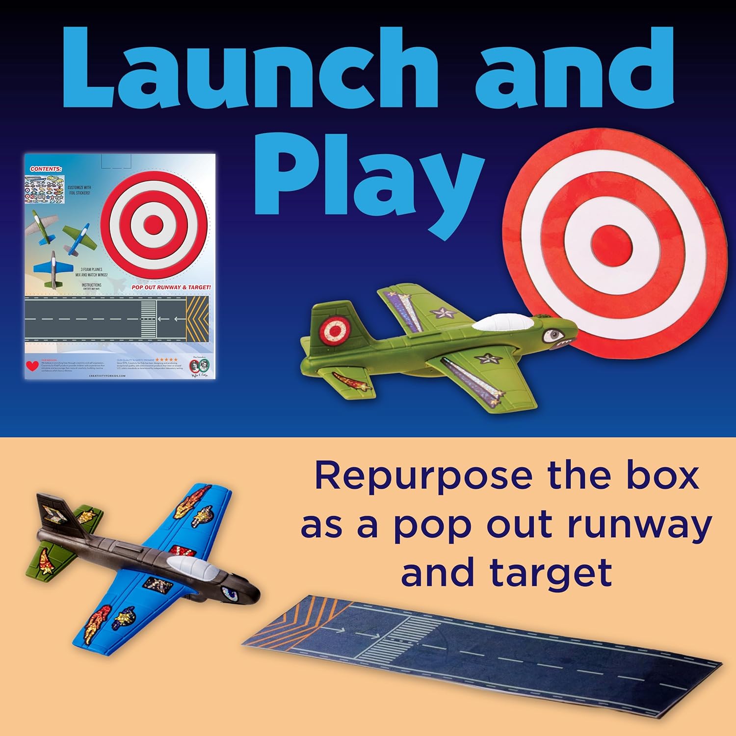 Faber-Castell Art & Craft Activity Kits Default Stunt Squadron Foam Fliers