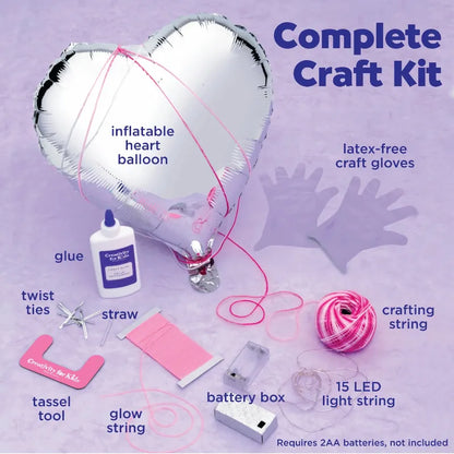 Faber-Castell Art & Craft Activity Kits String Art Heart Light