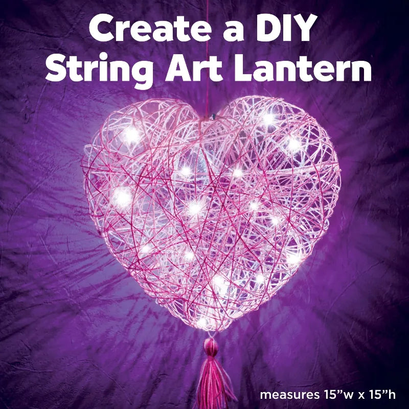 Faber-Castell Art & Craft Activity Kits String Art Heart Light
