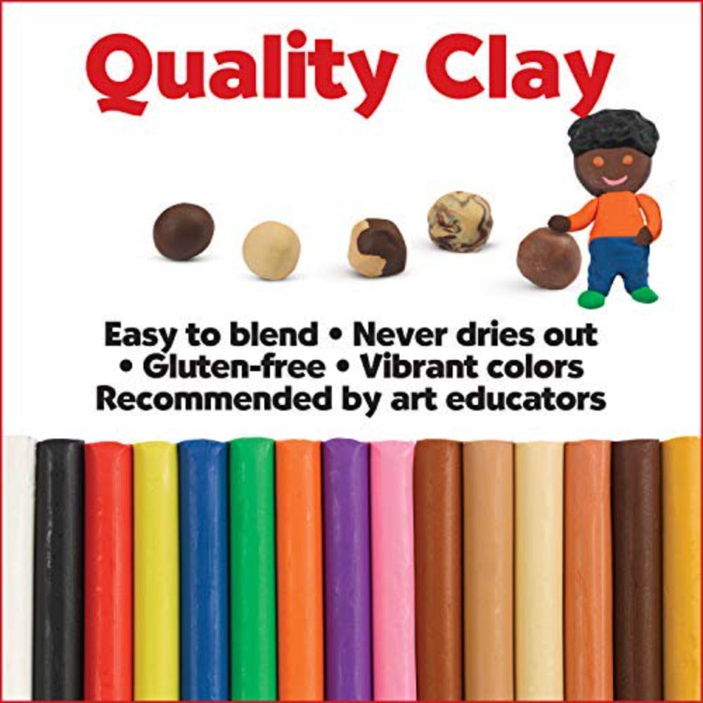 Faber-Castell Clay Arts & Crafts World Colors Modeling Clay (15 Pack)