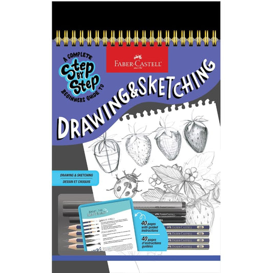 Faber-Castell Coloring & Painting Books Step by Step Drawing & Sketching