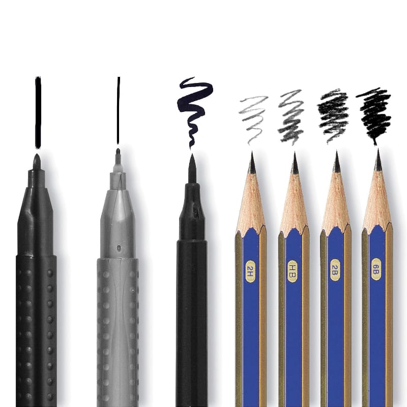 Faber-Castell Coloring & Painting Books Step by Step Drawing & Sketching