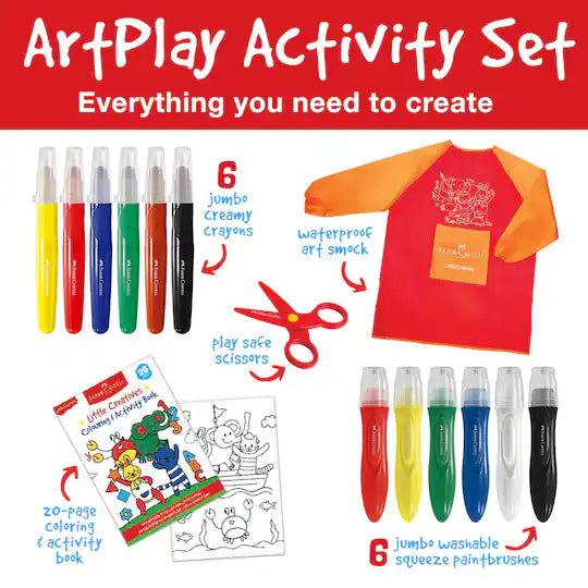 Faber-Castell Coloring & Painting Kits Default Little Creatives ArtPlay Activity Set