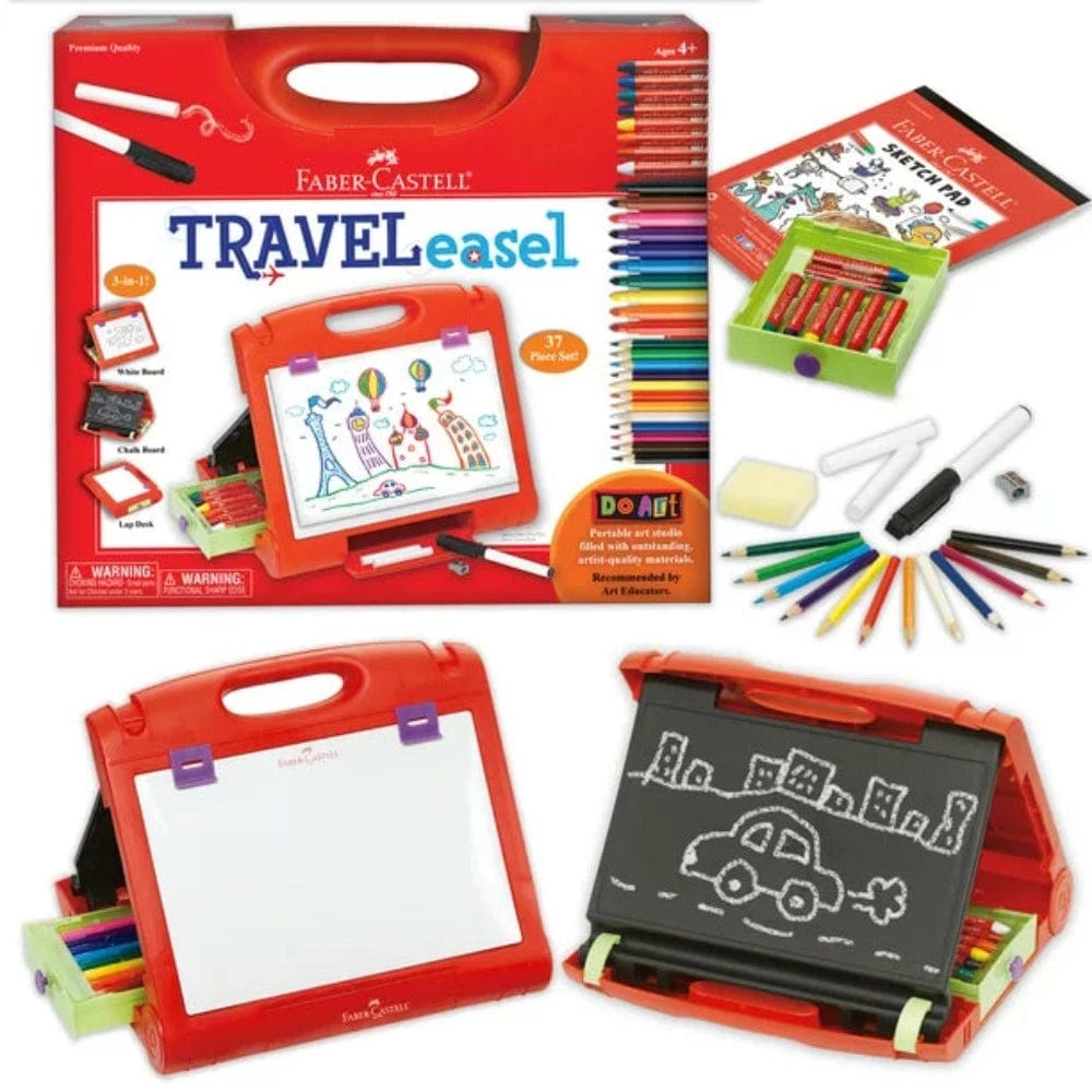 Faber-Castell Coloring & Painting Kits Do Art! Travel Easel