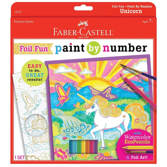 Faber-Castell Coloring & Painting Kits Foil Fun Paint By Number - Unicorn