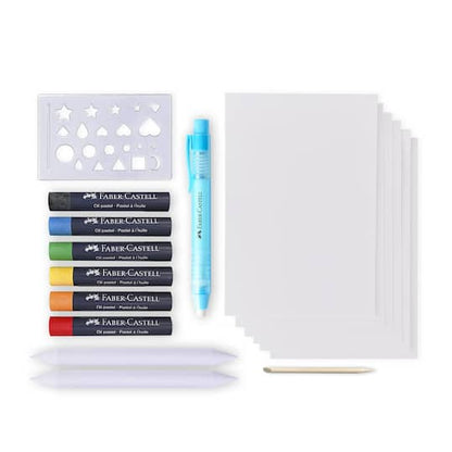 Faber-Castell Coloring & Painting Kits Oil Pastel Sketch Set