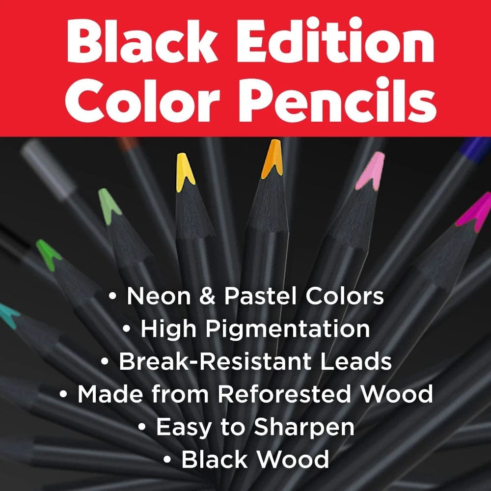 Faber-Castell Markers, Pens, Brushes & Crayons Default Color Pencils Black Edition - Neon & Pastel