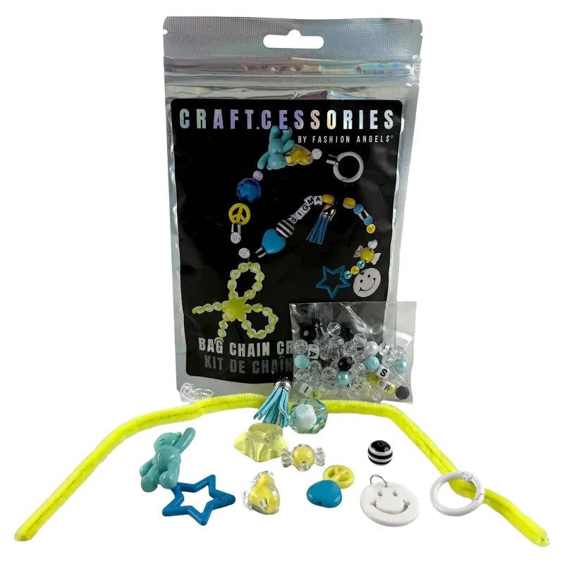 Fashion Angels Art & Craft Activity Kits Bag Chain Crafting Kit (Assorted Styles)