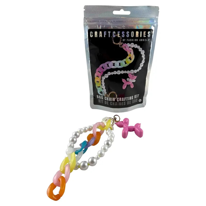 Fashion Angels Art & Craft Activity Kits Bag Chain Crafting Kit (Assorted Styles)