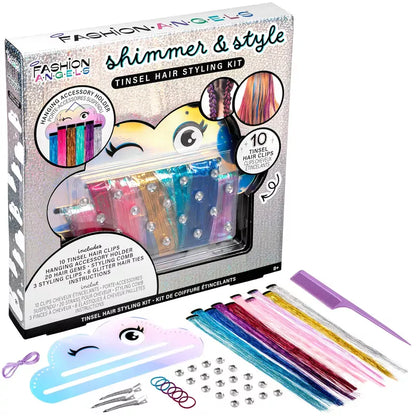 Fashion Angels Art & Craft Activity Kits Shimmer & Shine Tinsel Hair Styling  Kit