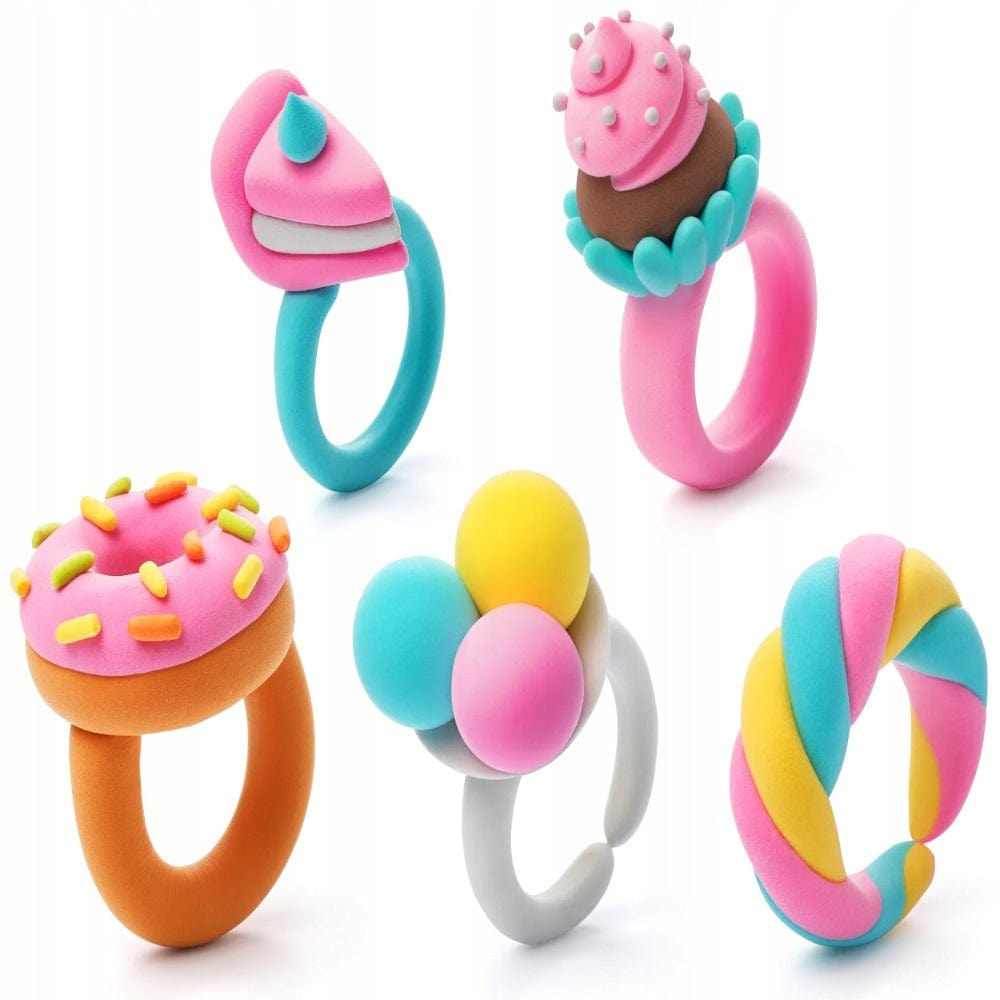 Fat Brain Clay Arts & Crafts Default Hey Clay - Bijou Sweet Rings