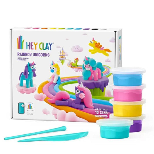 Fat Brain Clay Arts & Crafts Default Hey Clay - Rainbow Unicorns