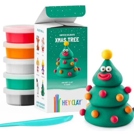 Fat Brain Clay Arts & Crafts Default Hey Clay Winter Holiday Singles (Assorted Styles)