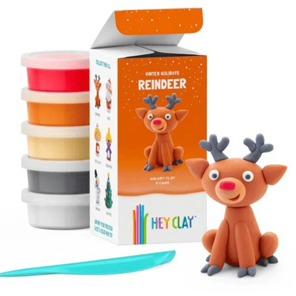Fat Brain Clay Arts & Crafts Default Hey Clay Winter Holiday Singles (Assorted Styles)