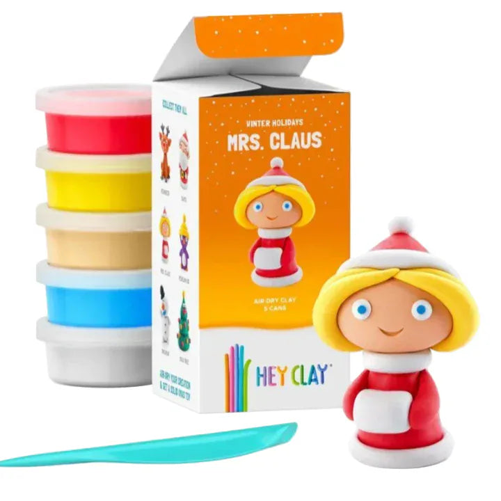 Fat Brain Clay Arts & Crafts Default Hey Clay Winter Holiday Singles (Assorted Styles)