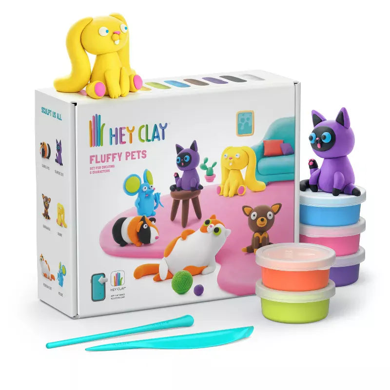Fat Brain Clay Arts & Crafts Hey Clay Cats