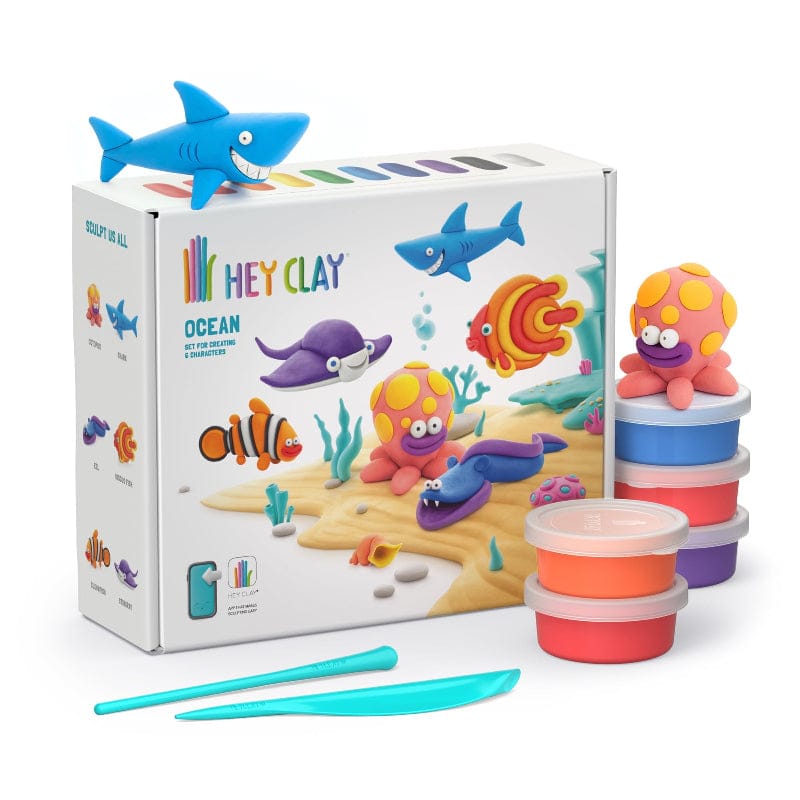 Fat Brain Clay Arts & Crafts Hey Clay - Ocean Creatures