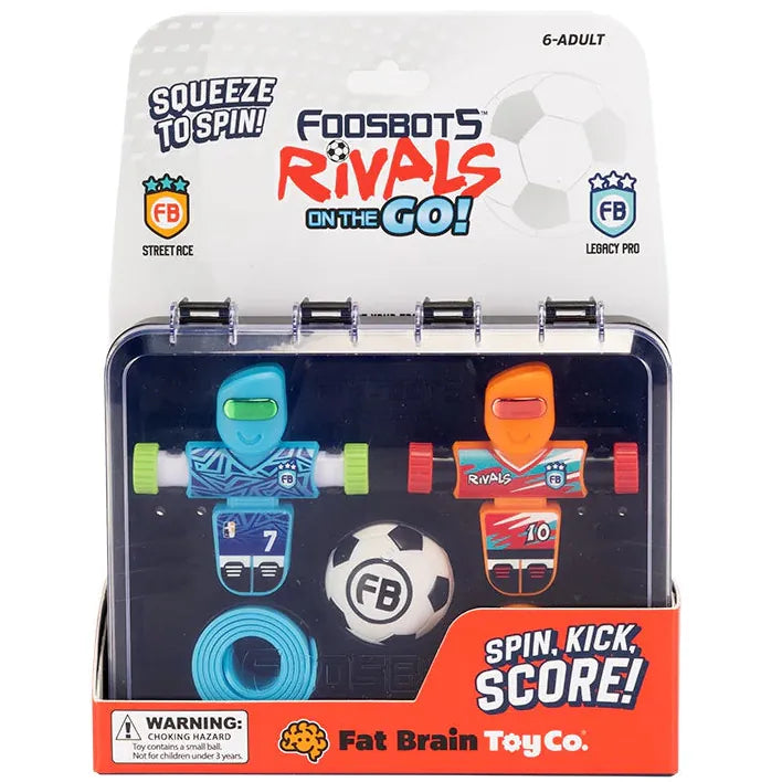 Fat Brain Physical Play Games Foosbots on the Go! Rivals Edition