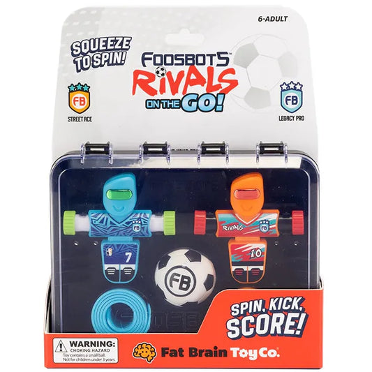 Fat Brain Physical Play Games Foosbots on the Go! Rivals Edition