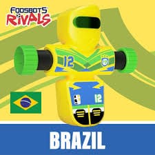 Fat Brain Physical Play Games Foosbots - Rivals Single A (Assorted Styles)