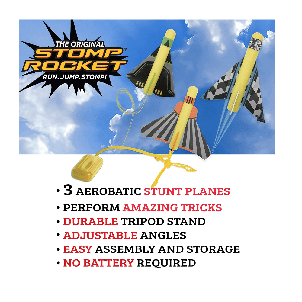 Fat Brain Physical Play Stomp Rocket - Stunt Planes