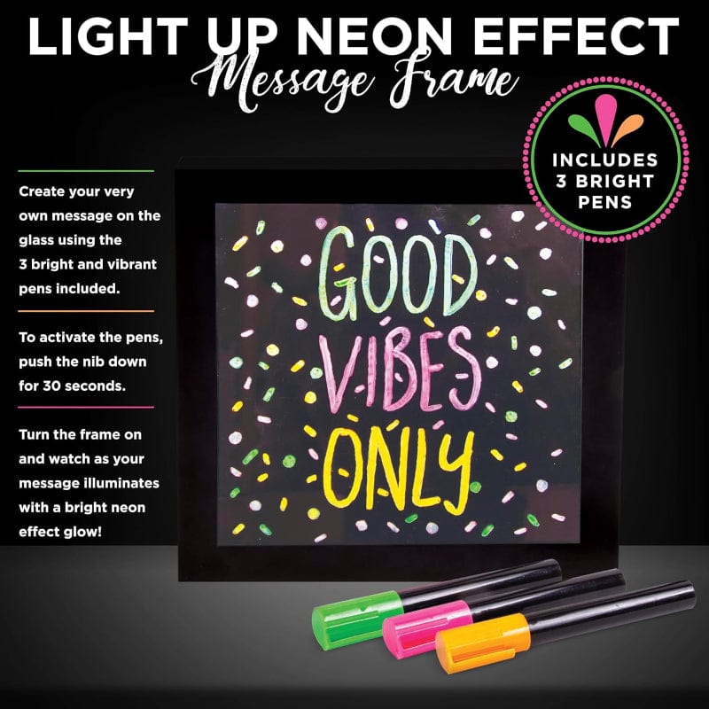 Fizz Creations Gift Light-Up Neon Effect Message Frame