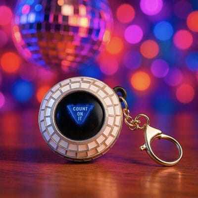 Fizz Creations Keychains Disco Decision Keyring